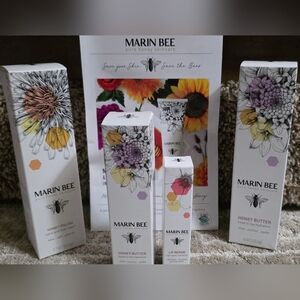 New! Marin Bee,Skincare Moisturizer with Organic Ingredients. Set Of 4